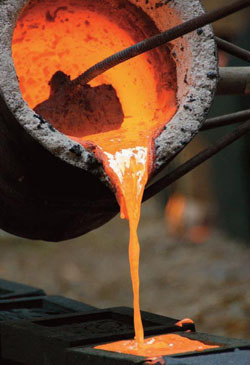 литье в землю